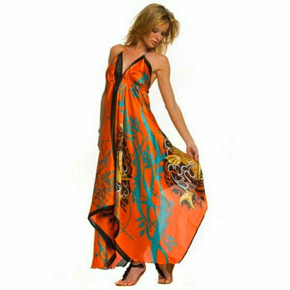 Elan Scarf Boho Dress (Resale)
